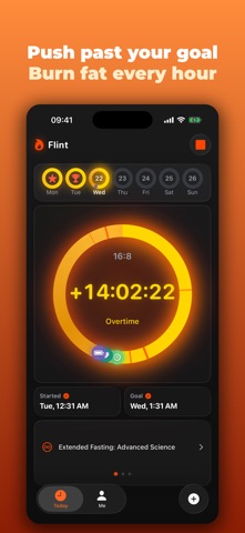 Flint: Fasting Tracker & Timer Screenshot 5 of 7