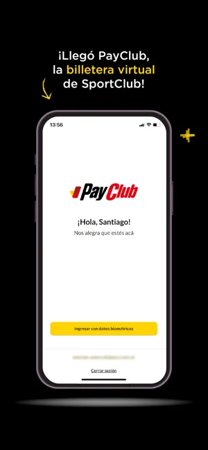 PayClub by SportClub iPhone screenshot 1