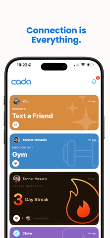 CADA - Social Habit Tracker screenshot