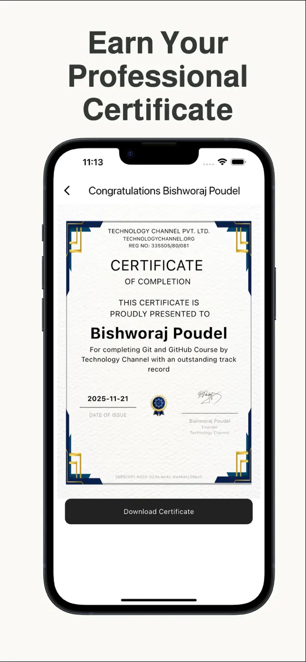 #6. Learn Git and GitHub (iOS) Göre: Technology Channel Private Limited