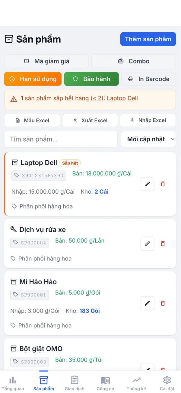 Screenshot #3 pour Sổ Kinh Doanh-Quản lý bán hàng