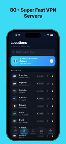 Speed VPN: Super Fast Wind iPhone screenshot 2