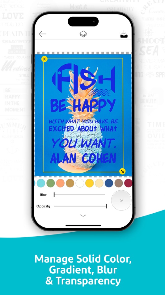 #3. Typographic: Add Text On Photo (iOS) Podle: Gwyn Play Private Limited