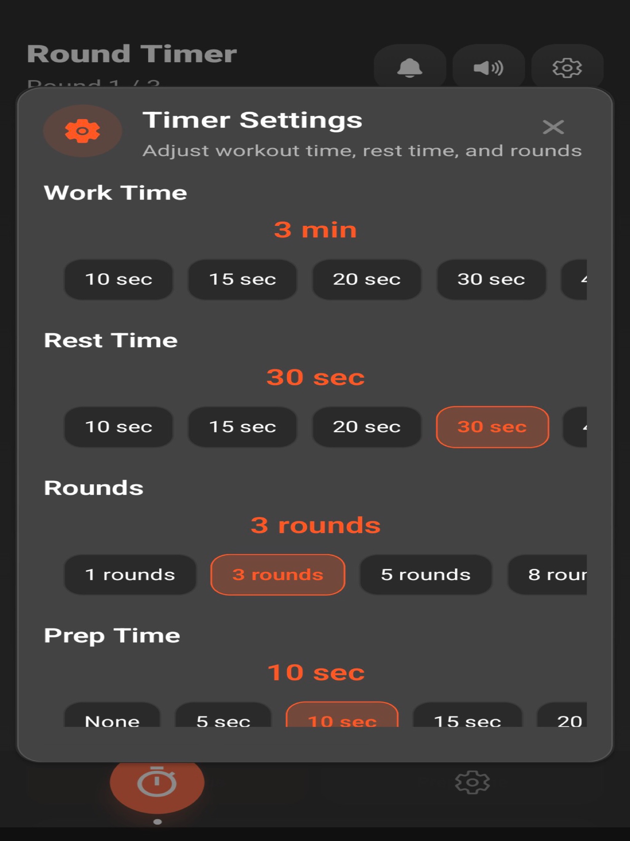 Round Timer - Boxing & HIIT