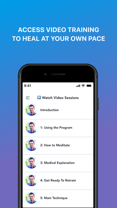 Gupta Program Brain Retraining iPhone screenshot 4 - Health & Fitness app