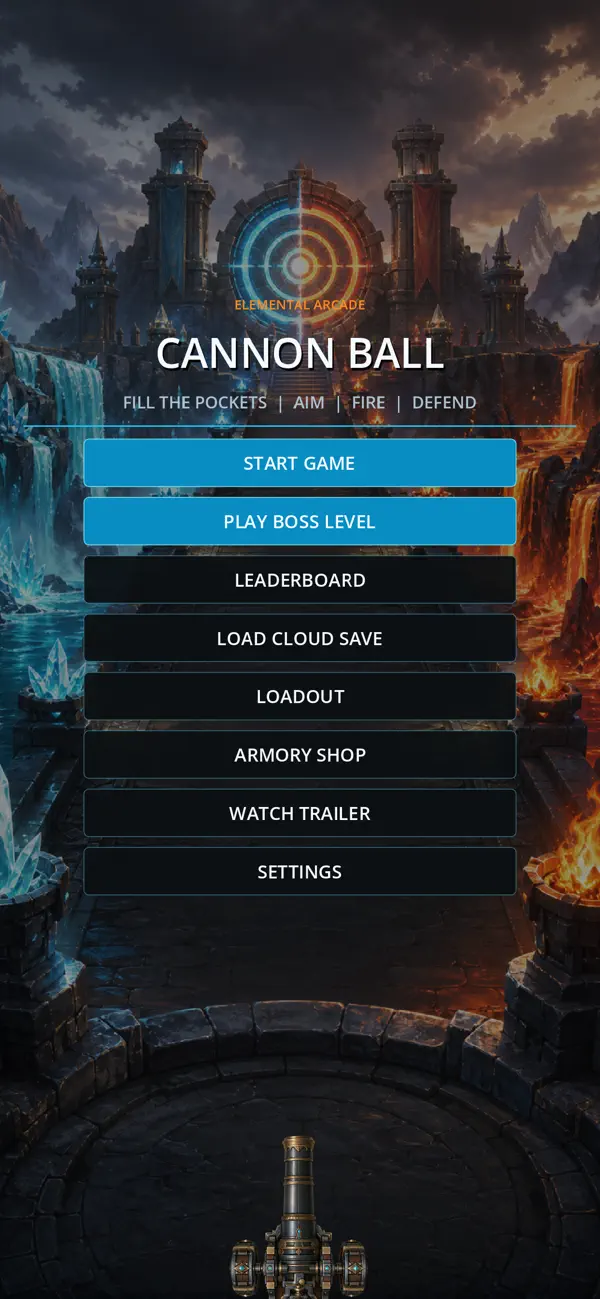 Screenshot #1 pour Cannon Ball : Fill the Pockets