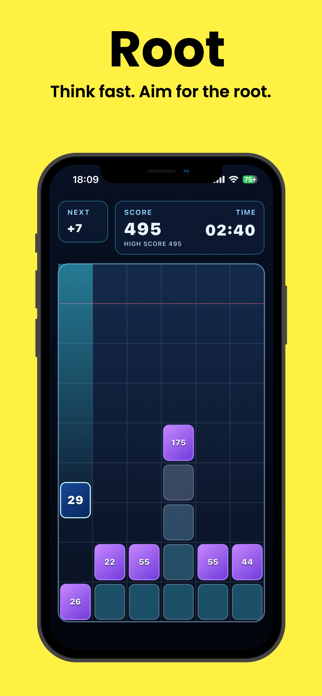 SquareDown | Math Puzzle Screenshot 2 of 3