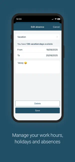 Visma Employee iPhone screenshot 6