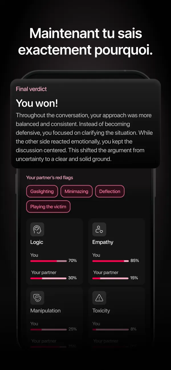 Screenshot #3 pour Couples Verdict AI: Jury