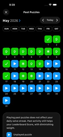 Wordnik: Daily Word Puzzle iPhone screenshot