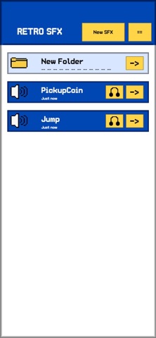 RetroSFX Screenshot 1 of 3