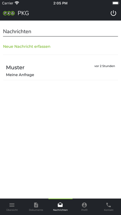 PKG Pension Fund Screenshot