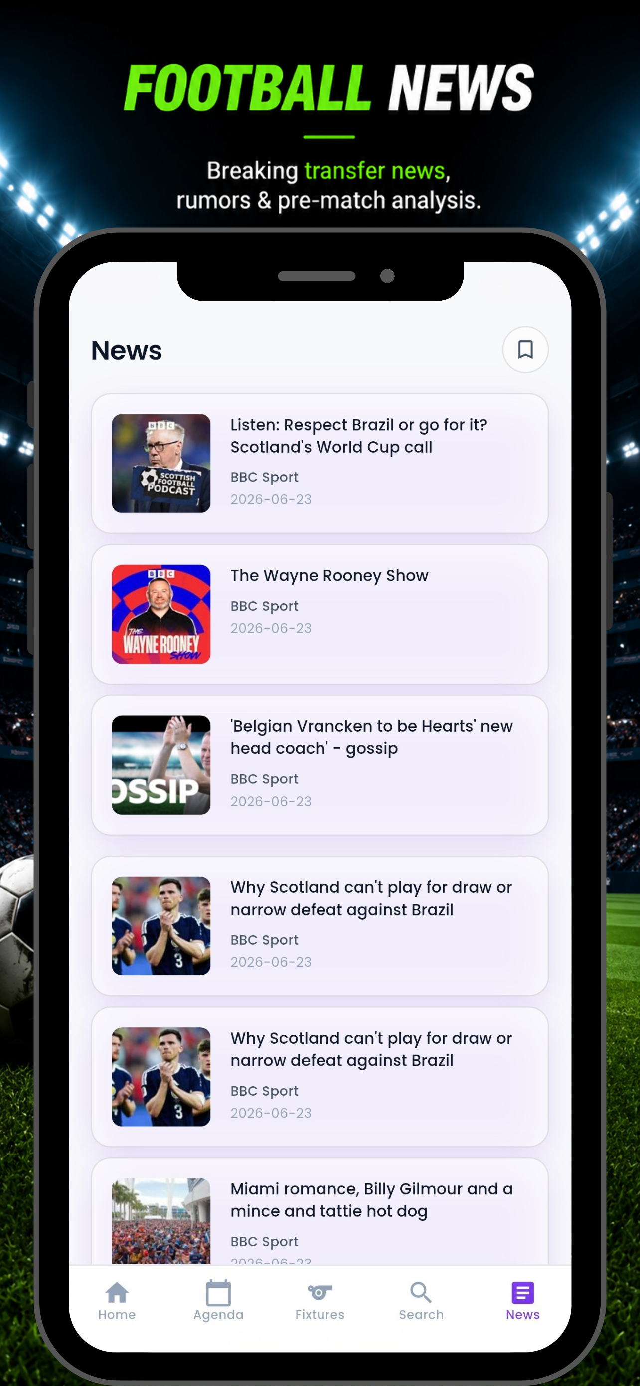 Live Football: Score & Fixture screenshot 5