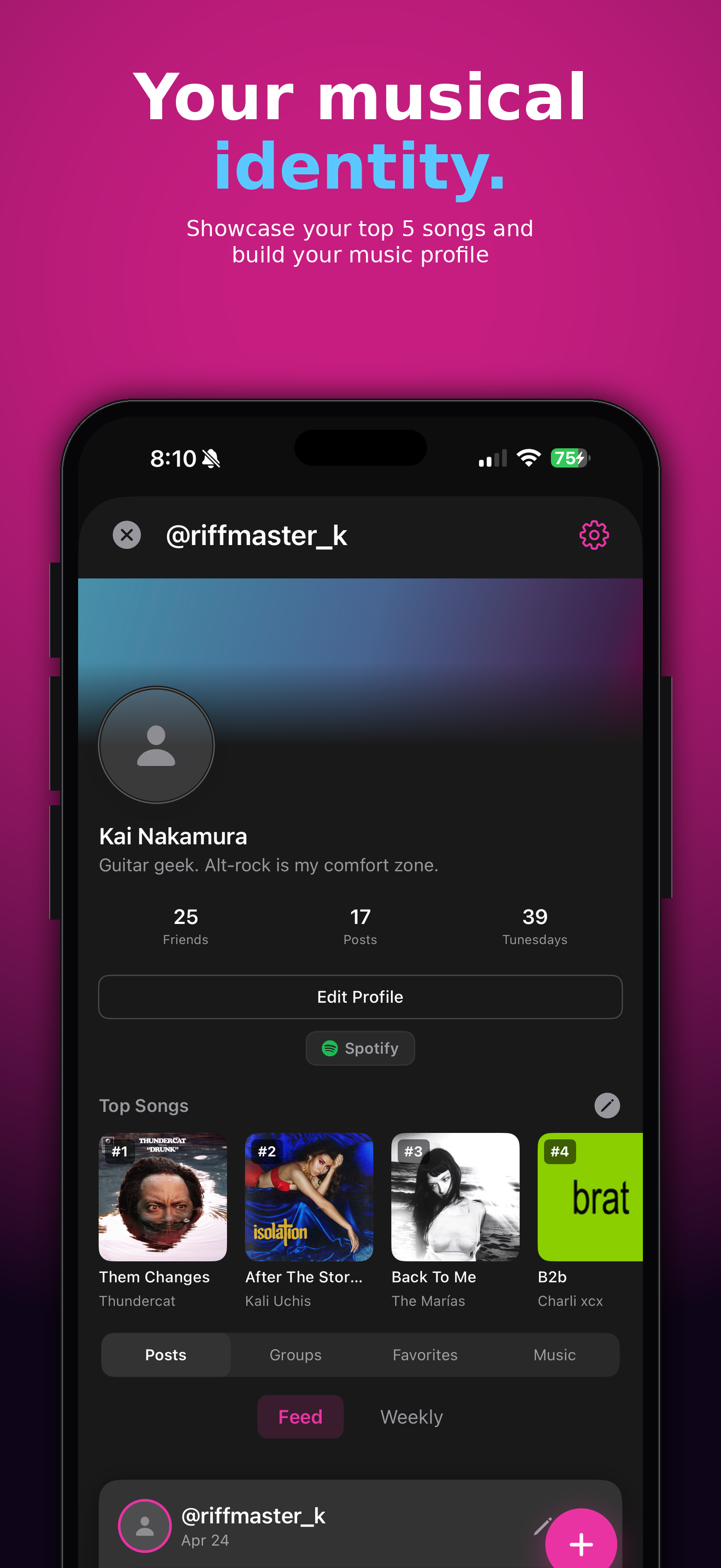 Tunesday: Share Music Weekly screenshot 5