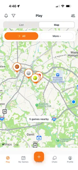 Pickup Sports: Local Games screenshot 1
