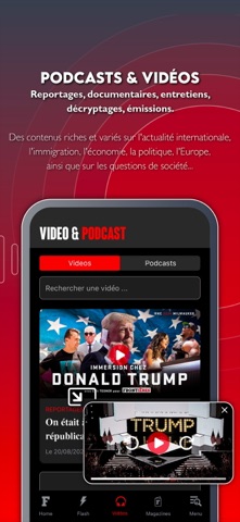 Frontières Média iPhone screenshot