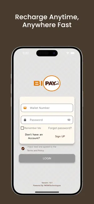 BiPAY - BICEC Mobile Wallet screenshot 1