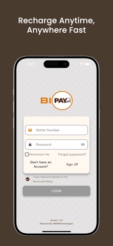 BiPAY - BICEC Mobile Wallet app screenshot