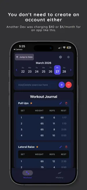 OpenHand: Gym Journal screenshot 3