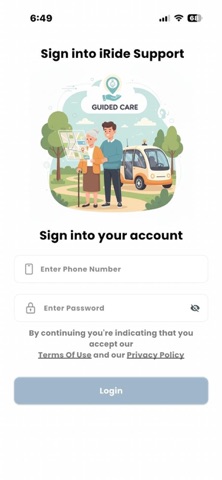 iRide Support screenshot