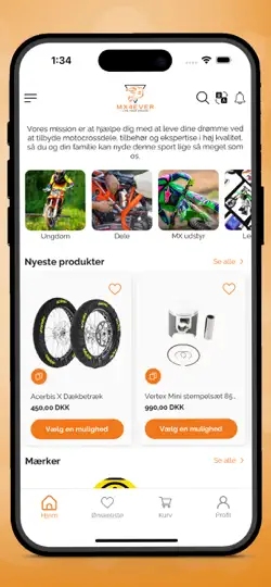 Capture d'écran de Mx4ever App sur iPhone 1