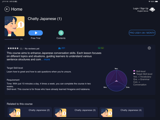 MyJT My Japanese Tutor iPad screenshot 2 - Education app
