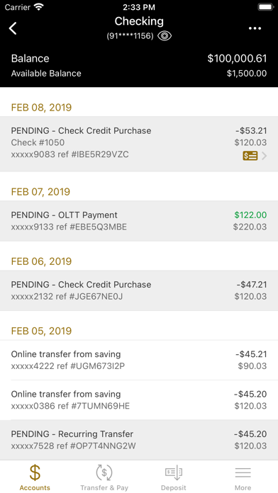 Havana National Bank Mobile Screenshot