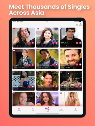 AsiaFlare: Date in Asia iPad screenshot 3