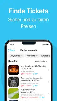 ticketswap - buy, sell tickets iphone bildschirmfoto 2