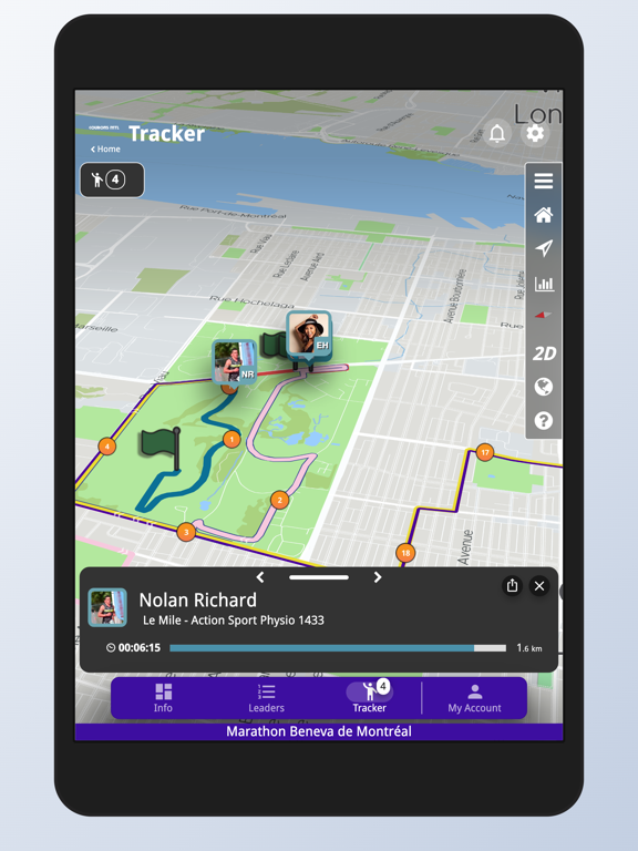Courons MTL iPad screenshot 5 - Sports app