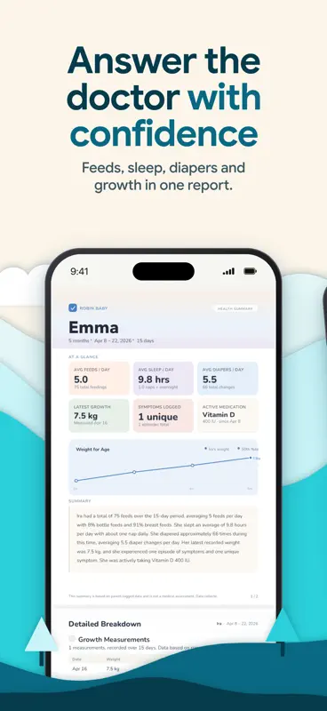 Baby Tracker: Robin screenshot 8 of 10