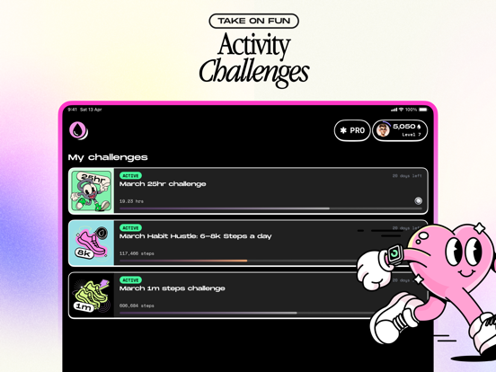 Screenshot #4 pour 1 Better - step & activity