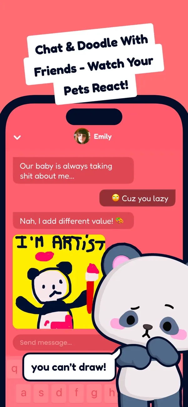 #2. Chonk: Raise Virtual Panda Pet (iOS) Por: Soba Studios, Inc.