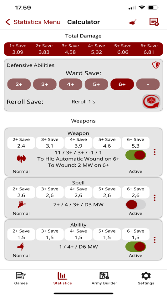 #3. MathHammer AoS (iOS) By: Stefany Borjas