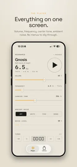 Screenshot von Resonance - Binaural Beats auf dem iPhone 2