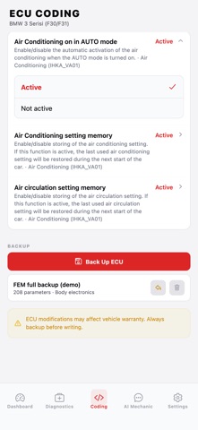 CarCoding: OBD2 Car Scanner Screenshot 10 of 10