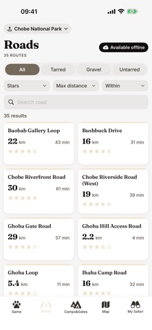 Chobe Safari: Map & Guide Screenshot 4 of 10
