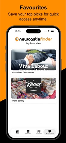 Newcastle Finder screenshot