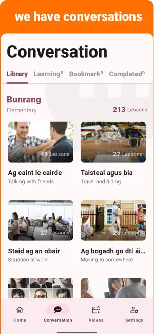 Irish - Listening Speaking screenshot 2