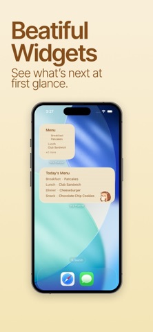 Mia Meal Planner screenshot