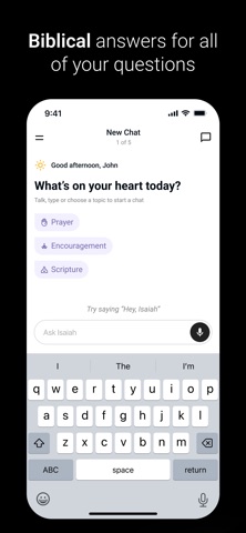 Isaiah: #1 Christian Companion iPhone screenshot