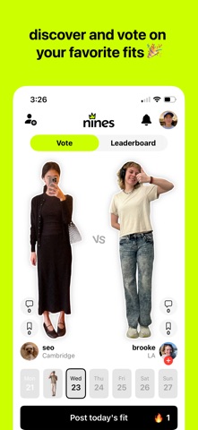 Nines: Fit Checks iPhone screenshot