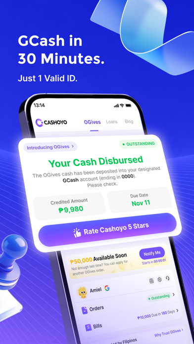 Cashoyo: Zero Interest Cash iPhone screenshot 3