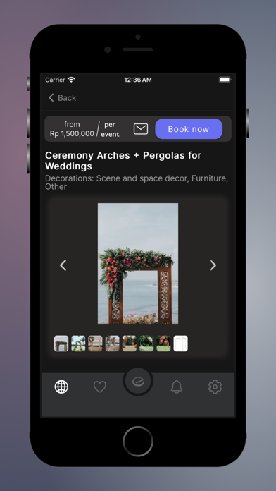 EventMaker Vendors Screenshot