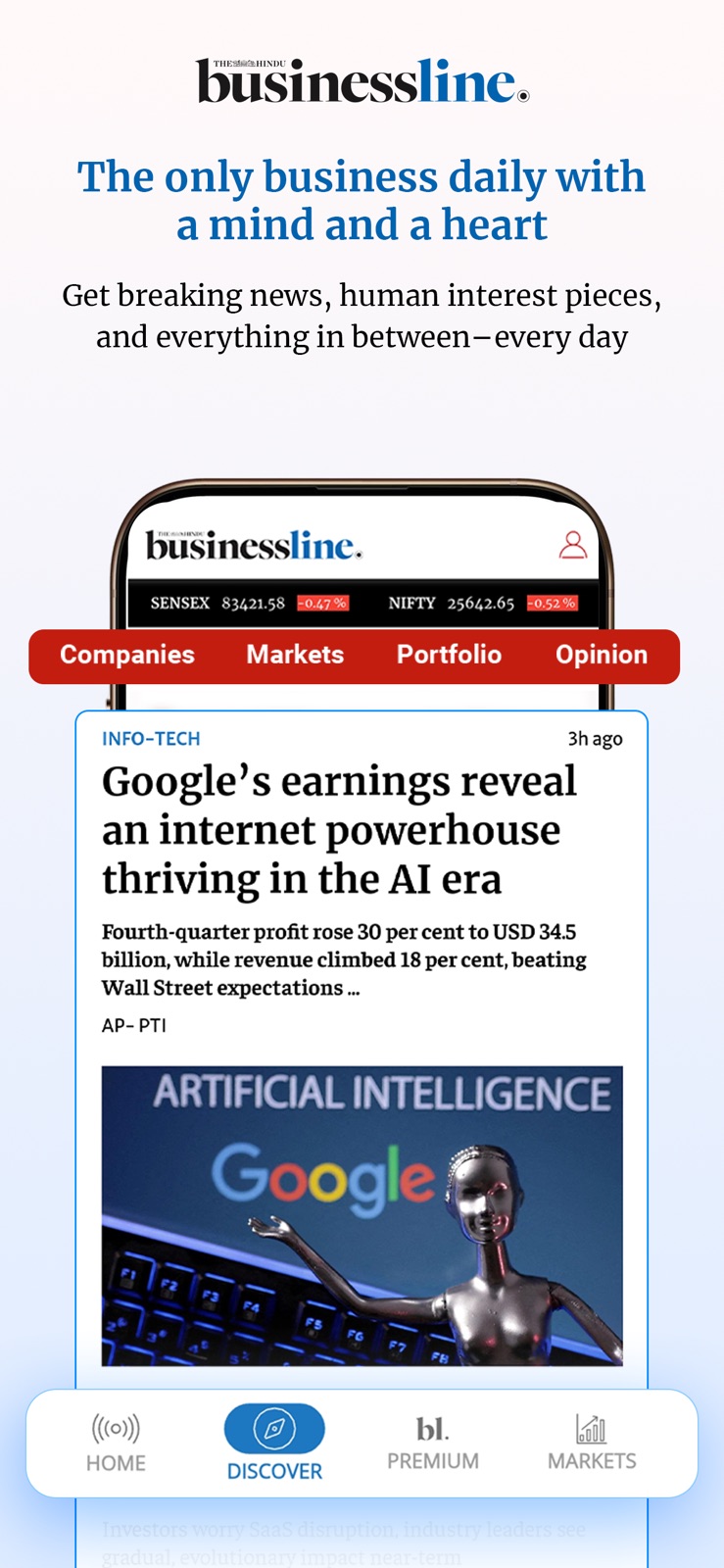 The Hindu Businessline News iphone screenshot 3