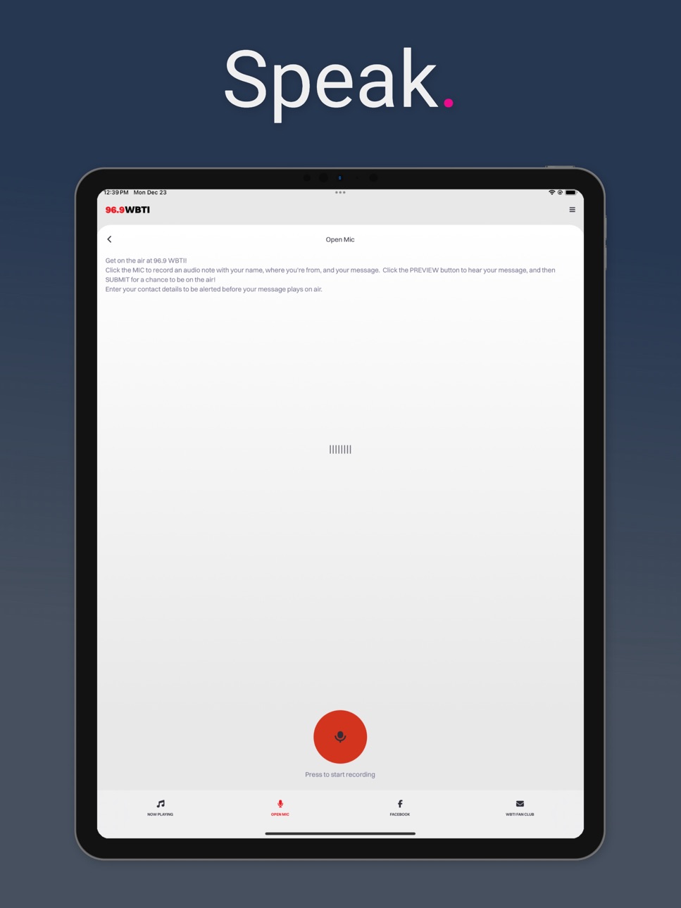 iPad screenshot