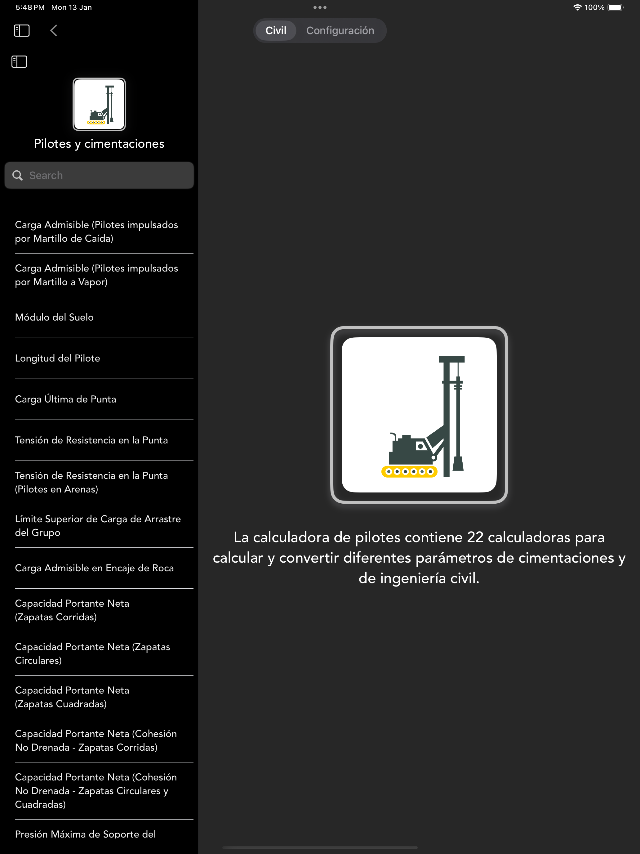 Calculadoras-ingeniería civil