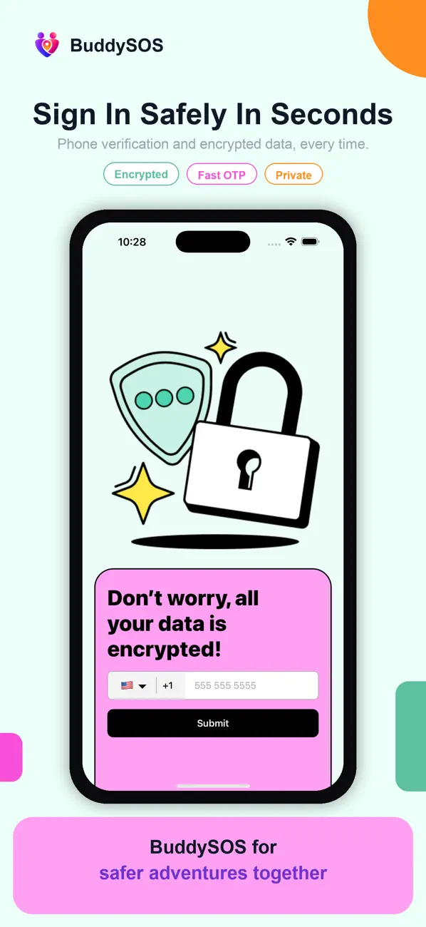 Screenshot #1 pour BuddySOS: Group Safety & GPS