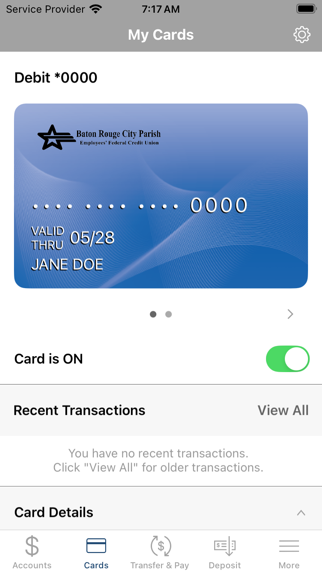 Baton Rouge City Parish EFCU Screenshot