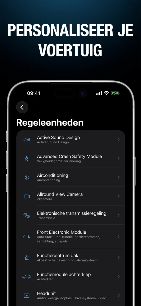 BimmerCode for BMW and MINI Hack screenshot 2 - iOS game interface
